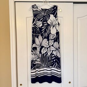 Tommy Bahama Navy Blue Mahana Beach Sheath Dress Size M NWT